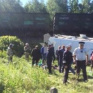 В России автобус столкнулся с поездом, есть погибшие